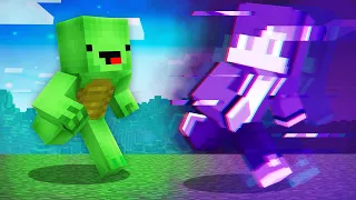 CURSED Speedrunner vs Hunter : JJ vs Mikey in Minecraft Maizen!