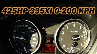 425HP BMW 335xi 0-200 km/h