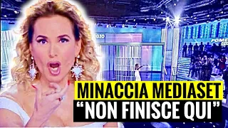 BARBARA D'URSO MINACCIA MEDIASET: "NON FINISCE QUÌ"  LE DURISSIME PAROLE