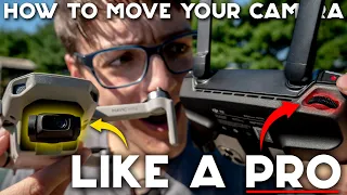 How To Move The Camera of a DJI Drone Like A PRO (DJI Mini, Air, Pro, etc) || Drone Quick Tips Ep. 2