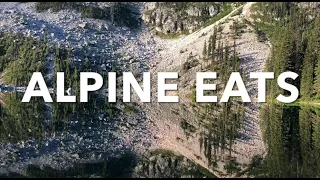 ALPINE EATS: Fly-fishing an alpine lake in the Selkirk mountains of BC.