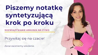 Piszemy notatkę syntetyzującą - powtórka przed maturą z polskiego