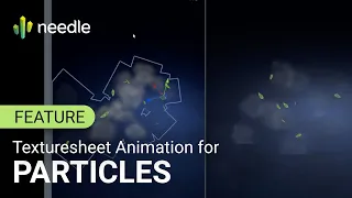 Needle Engine Particles with Texturesheet Animation