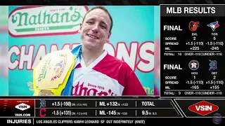 Joey Chestnut joins Follow The Money to talk 2021 July 4th hotdog eating contest