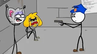 NOS ENCIERRAN EN LA CARCEL!! 🔫👮 PRISIÓN DE STICKMAN CON MIKECRACK