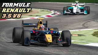 Formule Renault 3.5 V8 | with Sainz jr., Gasly, Sirotkin, De Vries, ... | Flybys, backfire & action