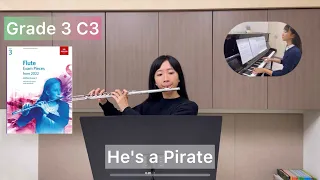 ABRSM Flute Grade 3 C3 "Hans Zimmer- He’s a Pirate"(Flute Exam Pieces from 2022)