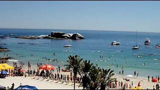 Nippers take over Clifton 4th beach on the weekend. From live stream webcam