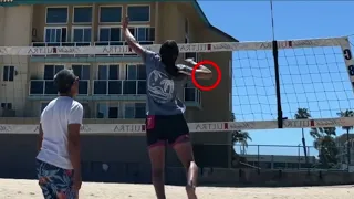 Circular Armswing Example - Beach Volleyball Tips