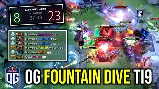 OG vs NEWBEE - OG IMBA STRAT FOUNTAIN DIVE THE INTERNATIONAL 2019 | Dota 2