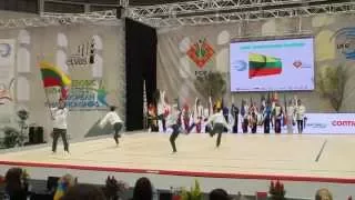 Lithuania, country presentation at the 2015 Aerobics Europeans