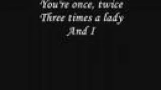 Lionel Richie - Three times a lady + lyrics