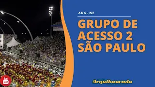 Análise dos desfiles do Grupo de Acesso 2 de São Paulo - Carnaval 2024