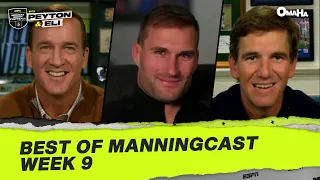 Best of the ManningCast Week 9 with Luke Bryan, Kirk Cousins, & Sean Payton | MNF with Peyton & Eli