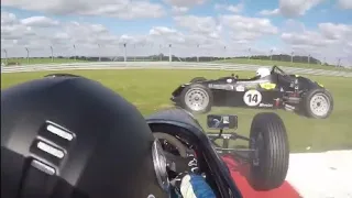 Formula Vee Donington 2019 Big Crash