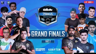 Hindi | Gillette 7Sea Invitational by Skyesports | BGMI Grand Finals | Day 2 | ft. GODL, SOUL, TSM