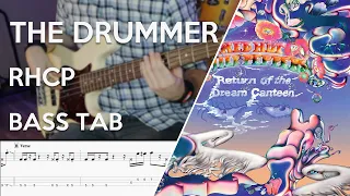 Red Hot Chili Peppers - The Drummer // Bass Cover // Play Along Tabs and Notation