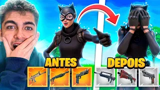 TROQUEI DE LOOT COM OS INIMIGOS NO FORTNITE!!!