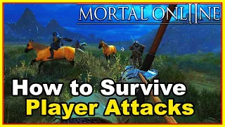 How to Survive and Get Away from Players who try to Kill You in Mortal Online 2 - Advice and Tactics