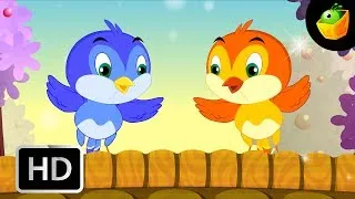 Two Little Dicky Birds - English Nursery Rhymes - Cartoon/Animated Rhymes For Kids