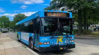 Montgomery County Transit Ride On: 2009 Gillig Advantage LF40 #5756 on Route 48