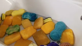 🧽Cleaning my neglected dirty😵sponges!😲