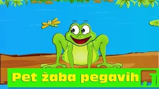 Pet žaba pegavih | Dečije pesme | Five Little Speckled Frogs | Jaccoled