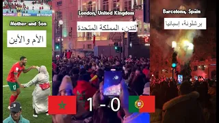 Wild Morocco Fans Reactions Worldwide After Defeating Portugal