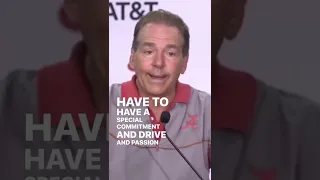 Nick Saban - We have 5️⃣ choices in life.