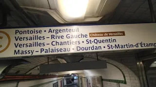 RER-C Ancien Panneau Argenteuil