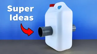 The famous Plumber taught me this trick! Don't throw away empty plastic cans