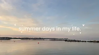 summer days in my life / strand, sonnenuntergang, sommerferien, ...