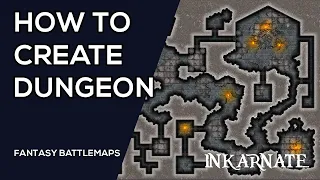 How to Create Dungeon | Inkarnate Stream