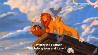 The Lion King - Circle of Life Reprise - Polish (Subs & Trans)