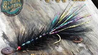 Flash a bugger - woolly bugger variation fly tying instructions by Ruben Martin