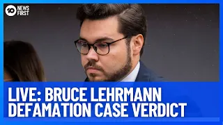 Bruce Lehrmann defamation verdict delivered | 10 News First