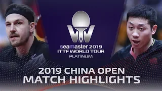 Timo Boll vs Xu Xin | 2019 ITTF China Open Highlights (1/4)