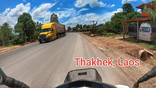 Update! The road n.13 south is constructing to Thakhek district, Khammouane province