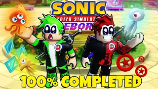 We Completed EVERYTHING In Sonic Speed Simulator: REBORN