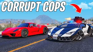 Eddy Becomes a CORRUPT COP in GTA 5 RP..