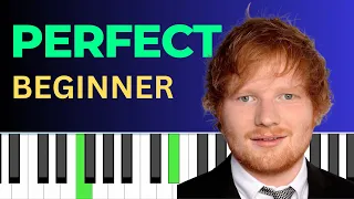 EASY! Perfect - Ed Sheeran | Piano Tutorial BEGINNER