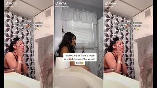 ASKING BOYFRIEND TO WIPE MY ASS FUNNY REACTION | TikTok Compilations