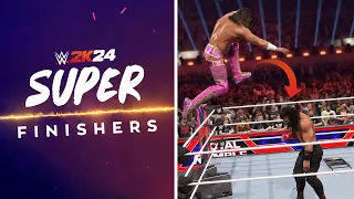 WWE 2K24: 17 Devastating Super Finishers! (New Super Moves Revealed!)