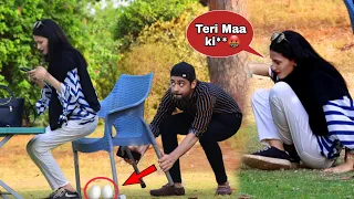 chair pulling prank on Girl's | AJ-Ahsan