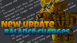 [YBA] They Butchered TWAU? | Yba update balance changes