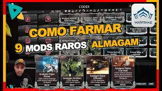 Como farmar os 9 mods raros Amalgam,  mods de estatísticas duplas especiais para o seu Warframe