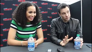 NYCC 2019: CHARMED Roundtable Interview w/ Madeleine Mantock & Rupert Evans