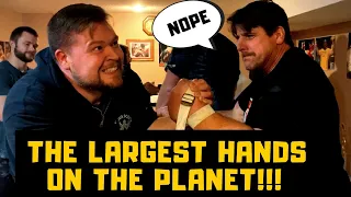 Uncle Jon VS Jeff Dabe | The Largest Hands on the Planet!