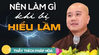 Cách Xử Lí Khôn Ngoan khi bị người khác Hiểu Lầm - Thầy Thích Pháp Hòa