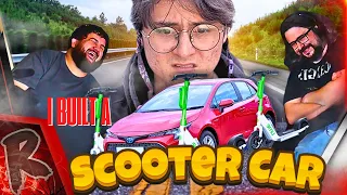 I Built a Car out of Scooters - @MichaelReeves | RENEGADES REACT